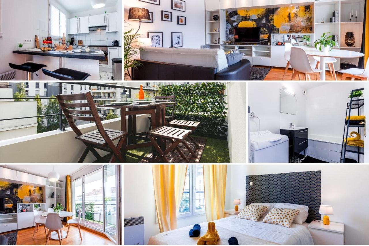 Anja - Top Hote Paris - 6 Personnes Balcon Parking Сен-Дени Экстерьер фото